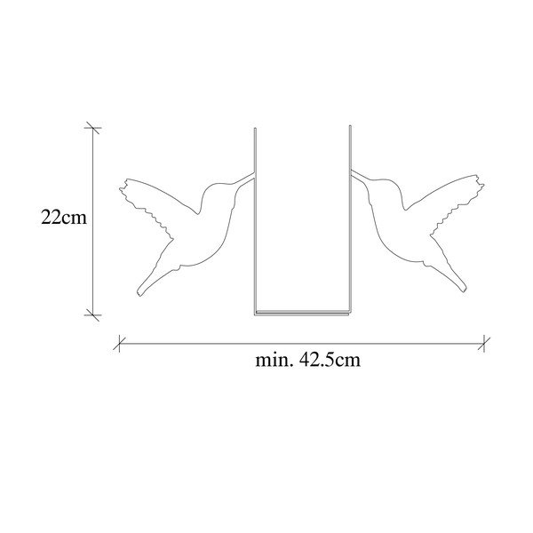 Grāmatu turētājs Birds – Mioli Decor-image-2