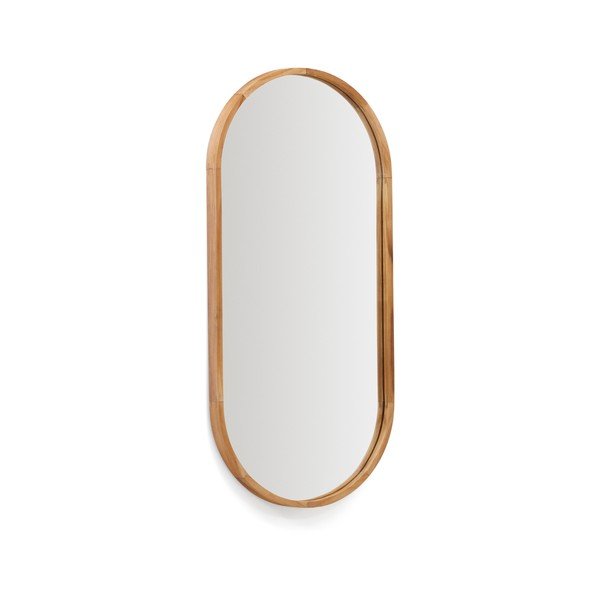 Sienas spogulis ar masīvkoka rāmi 45x95 cm Magda – Kave Home-image-3