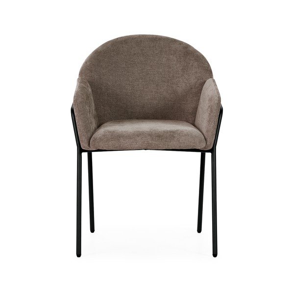 Persiku oranži polsterēti ēdamistabas krēsli (2 gab.) Aslin – MOME-image-2