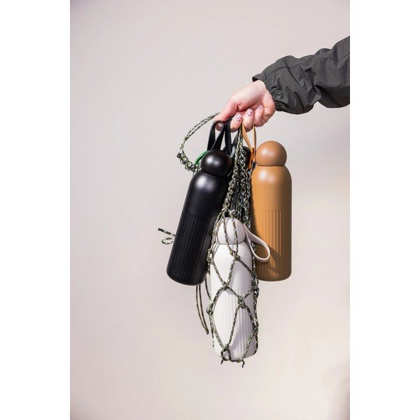 Bēša nerūsējošā tērauda termopudele ar salmiņu 500 ml Tekla – Sagaform-image-1