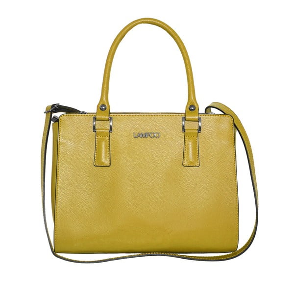 Dzeltena ādas somiņa Lampoo Clubbo