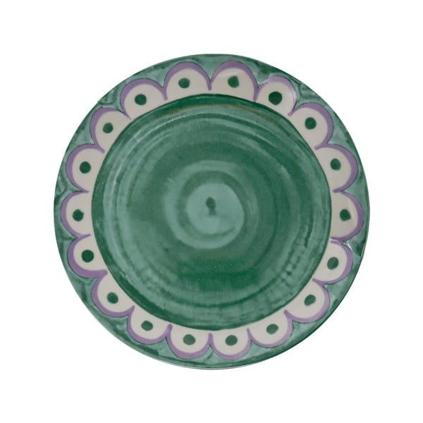 Zaļi porcelāna šķīvji (6 gab.) ø 27 cm Tangeri green – Villa Altachiara