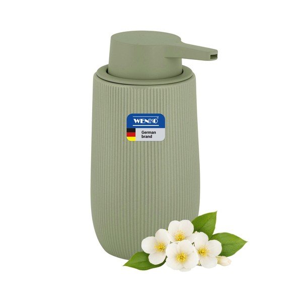 Zaļš plastmasas ziepju dozators 400 ml Fablo – Wenko-image-3