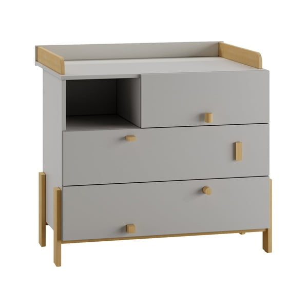 Gaiši pelēks pārtinamais galds Cube – Pinio-image-2