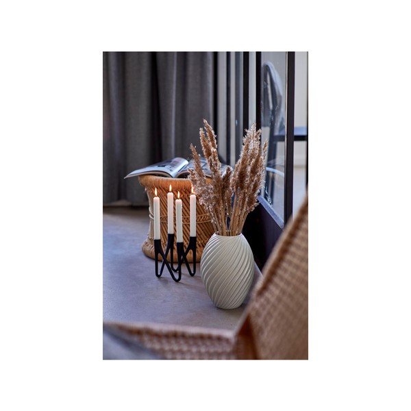 Balta porcelāna vāze Morsø River, augstums 26 cm-image-3