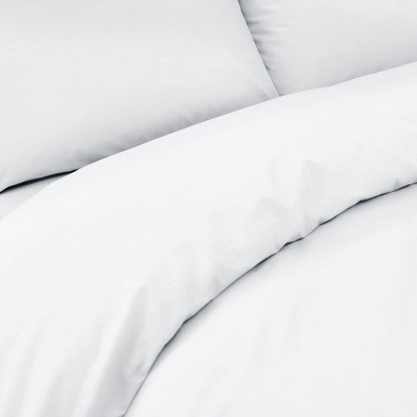 Balta organiskās kokvilnas gultasveļa Bianca Organic, 200 x 200 cm-image-2