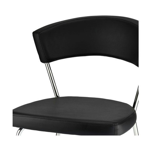 4 melnu ēdamistabas krēslu komplekts Furnhouse Preben-image-3
