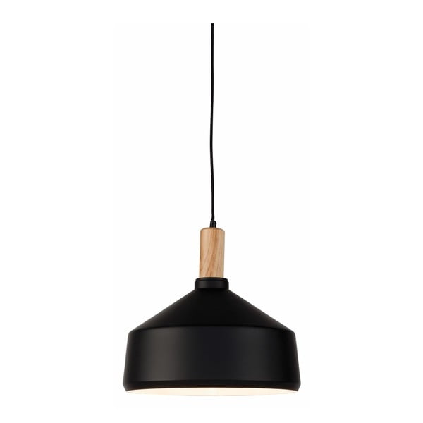 Piekaramā lampa ar metāla abažūru melnā/dabīgā tonī ø 35 cm Melbourne – it's about RoMi
