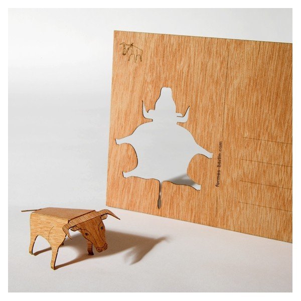 Pastkartītes ar bulli (2 gab.) Formes Berlin