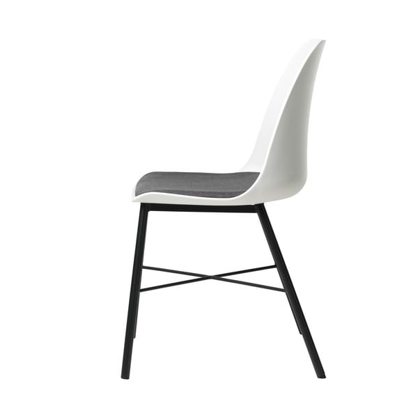 2 krēslu komplekts baltā un pelēkā krāsā Unique Furniture Whistler-image-2