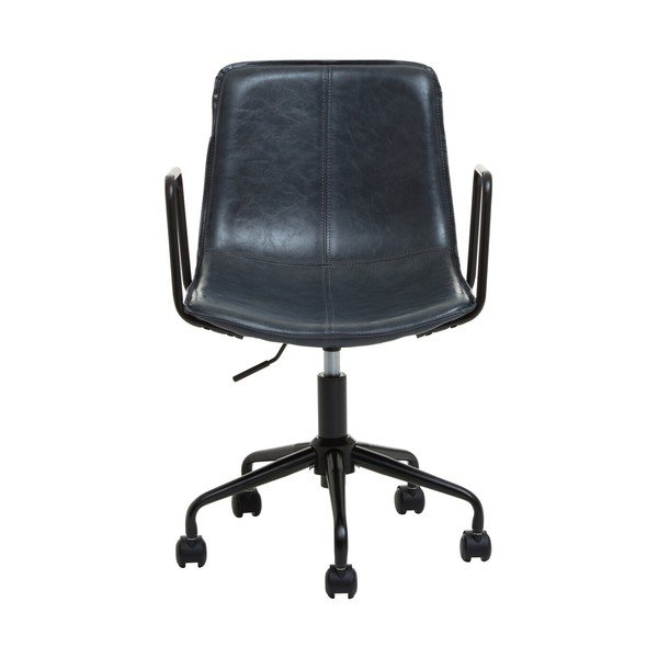 Tumši pelēks mākslīgās ādas biroja krēsls Branson – Premier Housewares-image-2