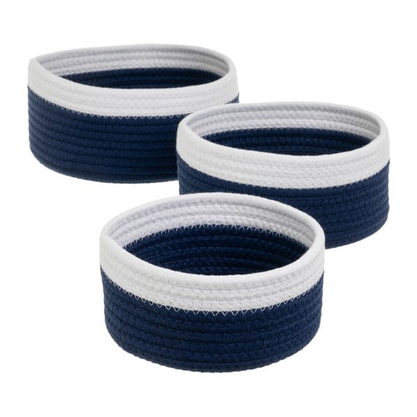 Tekstila uzglabāšanas grozi (3 gab.) ø 26x11 cm – Casa Selección