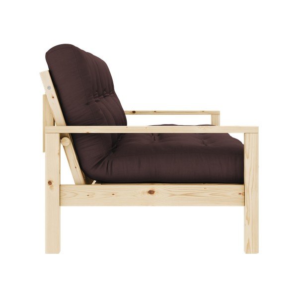 Tumši brūns salokāms dīvāns 205 cm Knob – Karup Design-image-4