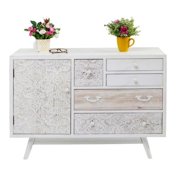 Krēmkrāsas kumode Kare Design Sweet Home-image-2