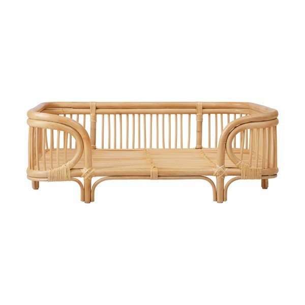 Dabīga toņa rotangpalmas mājdzīvnieku gulta suņiem 88x69 cm Otto – OYOY Living Design