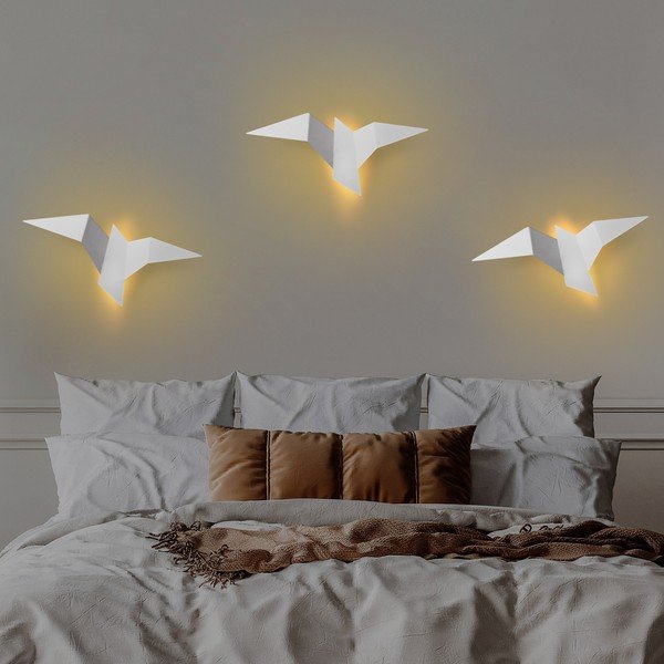 Balta LED sienas lampa Pacali – Opviq lights-image-1