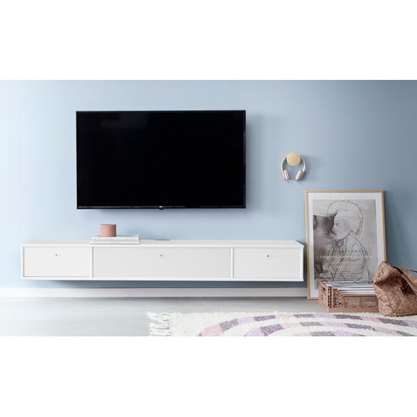 Balts TV galdiņš 176x22 cm Mistral – Hammel Furniture-image-1