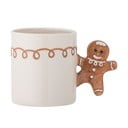 Krēmkrāsas māla krūze ar Ziemassvētku motīvu 350 ml Ginnie – Bloomingville