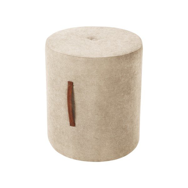 Bēšs pufs Kooko Home Motion, ø 40 cm-image-2