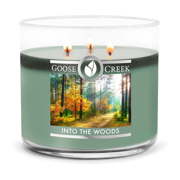 Goose Creek Into the Woods aromātiskā svece, 35 degšanas stundas