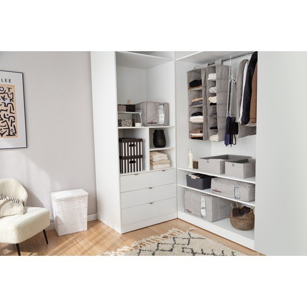 Pelēka uzglabāšanas kaste Compactor Oxford, 42 x 36 cm-image-4