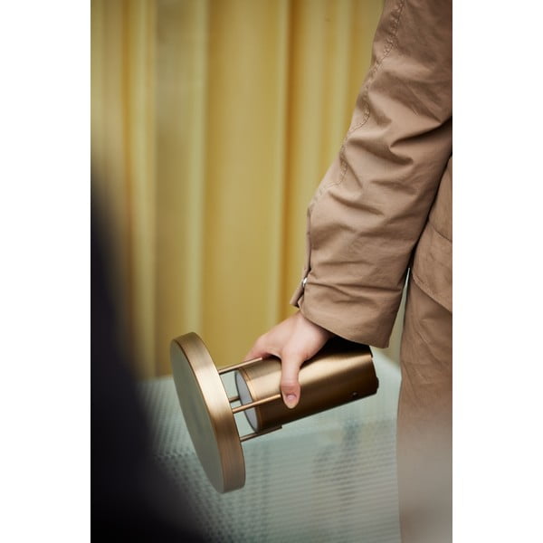 Bronzas krāsas LED galda lampa ar regulējamu spilgtumu (augstums 20 cm) BringMe – Hübsch-image-3