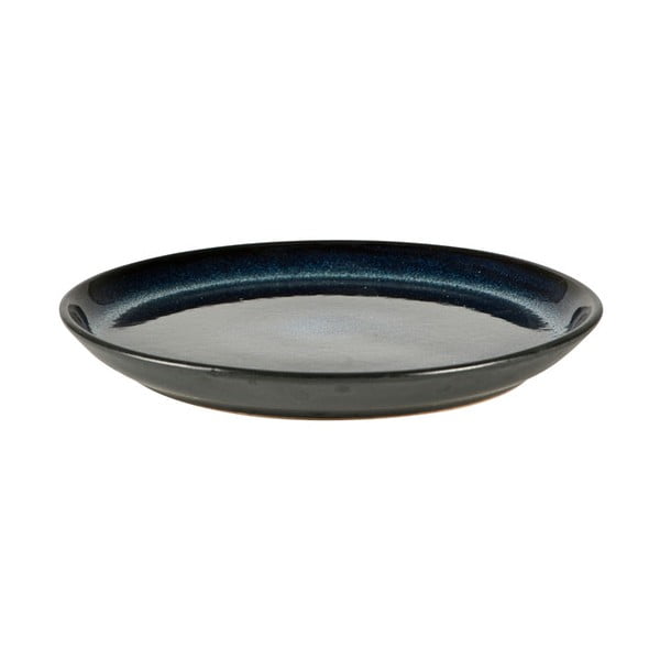 Melns/zils deserta akmensmasas šķīvis ø 17 cm Gastro Dark Blue/Black – Bitz-image-2