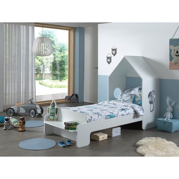 Balta bērnu gulta Vipack Casami, 90 x 200 cm-image-1