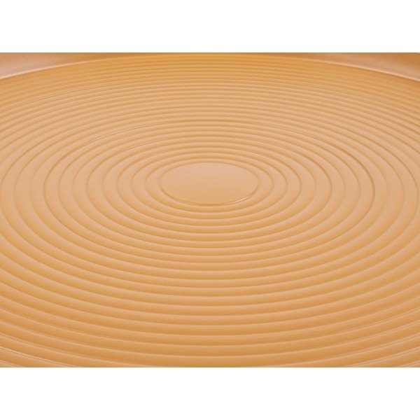 Dzeltens metāla sānu galdiņš Leitmotiv Force, augstums 37,5 cm-image-3