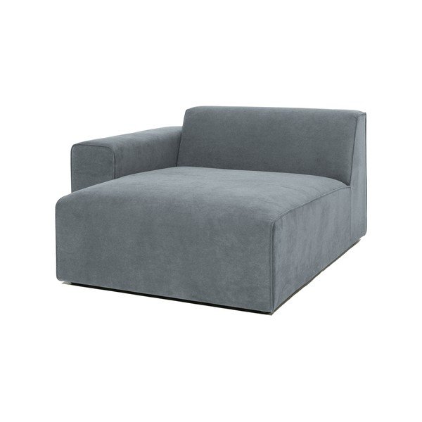 Pelēks velveta modulārais dīvāns (ar kreiso stūri) Sting – Scandic-image-1