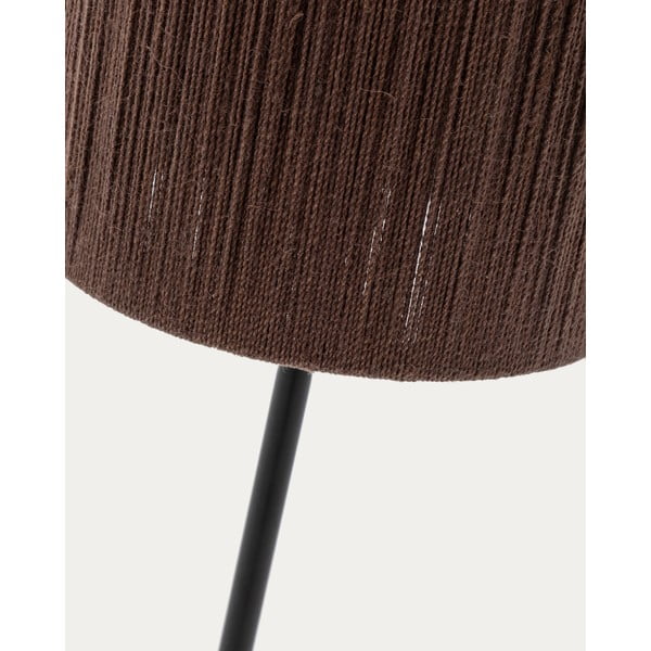 Tumša dabīga toņa akācijas masīvkoka galda lampa (augstums 147 cm) Kor – Kave Home-image-4