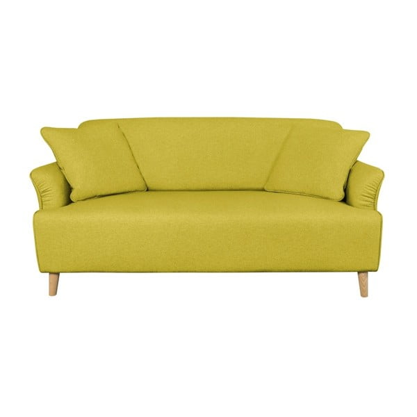 Dzeltens divvietīgs dīvāns Kooko Home Funk