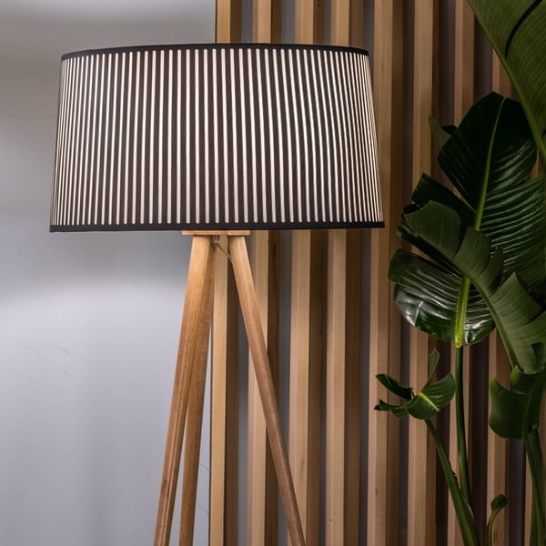 Pelēka stāvlampa SULION Bea, augstums 152 cm-image-2