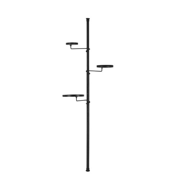 Melns pagarināms puķu podu turētājs Esschert Design, garums 86–181 cm
