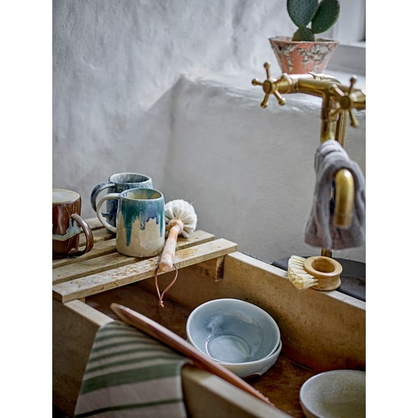 Zila/bēša māla krūze 450 ml Yori – Bloomingville-image-2