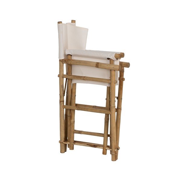 Dabīga toņa bambusa salokāms pusdienu krēsls Director – Ixia-image-2