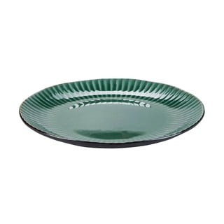 Zaļš keramikas šķīvis Bahne & CO Birch, ø 27 cm