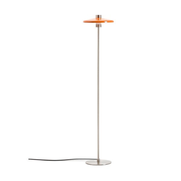 Oranža stāvlampa ar metāla abažūru (augstums 130 cm) Nuvira – Kave Home