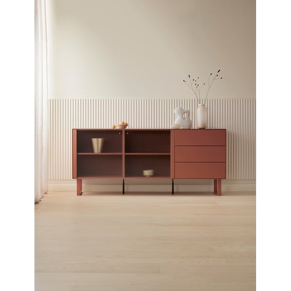 Ķieģeļu sarkana kumode 180x79 cm Edge by Hammel – Hammel Furniture-image-1