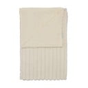 Krēmkrāsas mikroplīša pleds 130x170 cm Cosy Ribbed – Catherine Lansfield