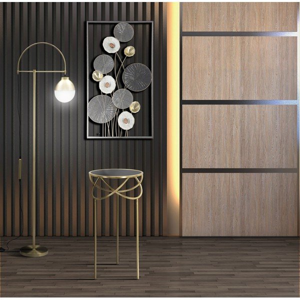 Mauro Ferretti zeltīta brīvi stāvoša lampa Elegant-image-1