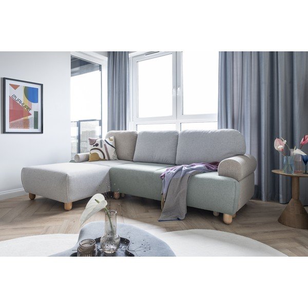 Izvelkamais stūra dīvāns (kreisais stūris) Bouncy Olli – Miuform-image-1