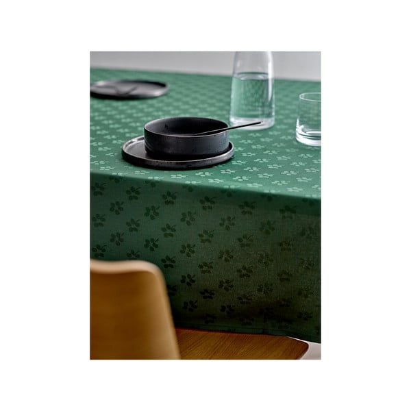 Kokvilnas galdauts ø 160 cm Forget-Me-Not Damask – Södahl-image-1