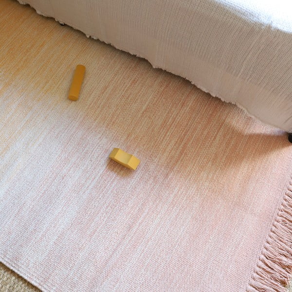 Oranžs/rozā mazgājams paklājs 100x150 cm Kirthy – Nattiot-image-1