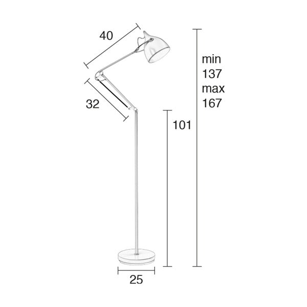 Balta stāvlampa Zuiver Reader-image-4