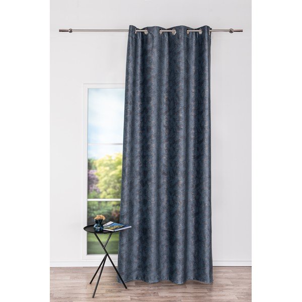 Antracīta pelēks aizkars 140x260 cm Terra – Mendola Fabrics-image-1