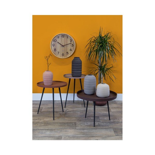 Gaiši pelēka keramikas vāze PT LIVING Terra, ⌀ 16 cm-image-2