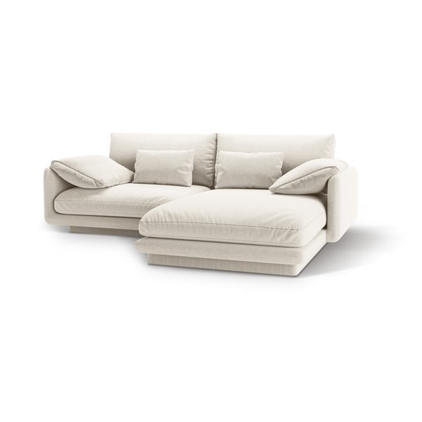 Balts stūra dīvāns (ar labo stūri) Torino – Micadoni Home-image-1