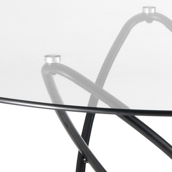 Pusdienu galds ar rūdīta stikla virsmu Tomasucci Hula Hoop, ⌀ 120 cm-image-2