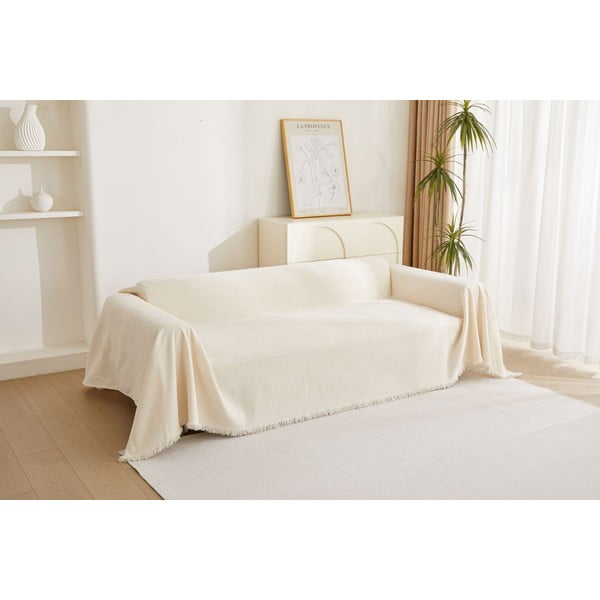 Krēmkrāsas pārvalks atpūtas krēslam 70 cm Talo – Filumi-image-1